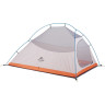 Палатка NATUREHIKE CLOUD UP II 210T NH17T001-T 6927595730584 двухместная с ковриком оранжевая